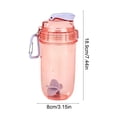 thumbnail image 3 of Protein Shaker Bottle with Mixing Ball, Leak Proof Fitness Water Cup for Gym, Portable Sports Shaker with Measurement Markings and Carry Loop, 3 of 7