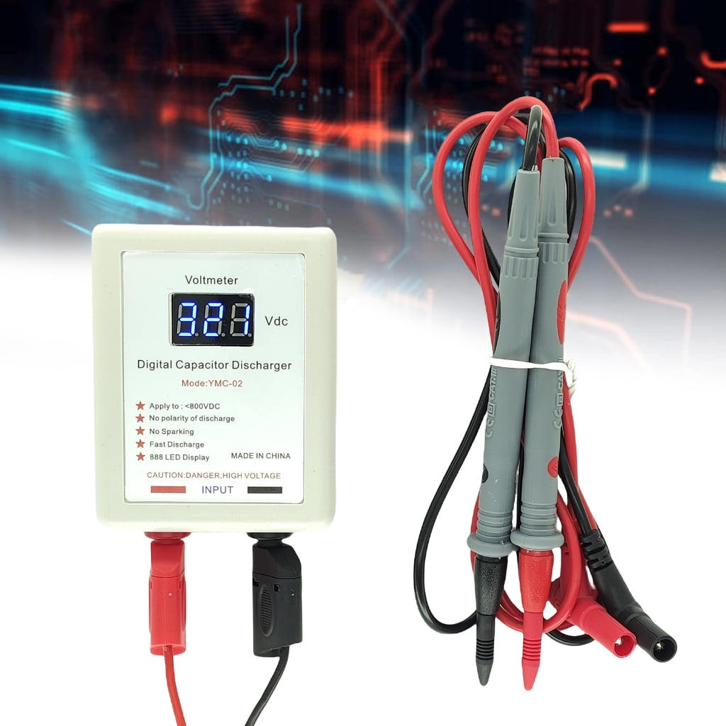 Yammee Voltage Discharging Tool Electronic Repair LED Capacitor Discharger with Probe