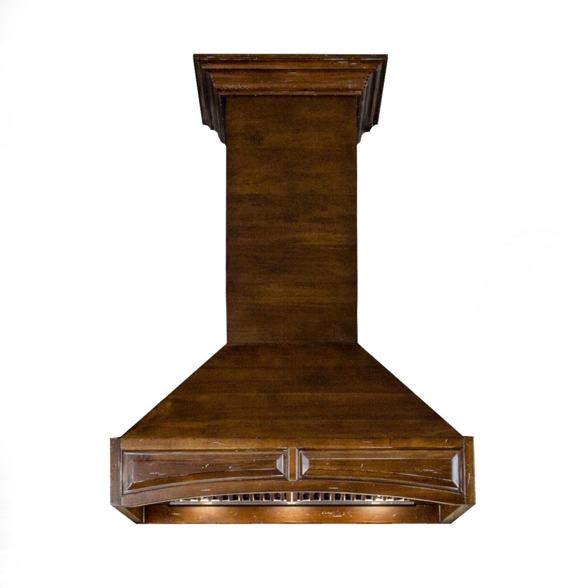 ZLINE 30 in. Wooden Wall Mount Range Hood in Walnut Includes Motor