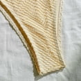 thumbnail image 6 of Hduncf Women's 2 Piece Halter Triangle Bikinis Thong Tie Bikini Sets Swimsuits Swim Bathing Suit Adjustable Suit Beige L, 6 of 7