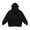 Black, variant on Women Hoodie Soft Loose Fit Long Sleeve Wrap V Neck Front Pocket Pullover Hooded Sweatshirt Solid Color Basic Casual Tops For Fall Winter Daily Outdoor Wear