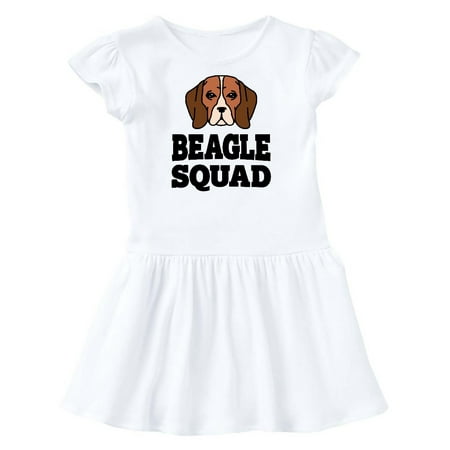 

Inktastic Dog Beagle Squad Gift Toddler Girl Dress