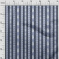thumbnail image 2 of oneOone Tissu Popeline de Coton Rayé Ikat Imprimé au Mètre 56 Pouces de Large, 2 of 4