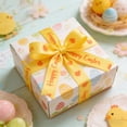 thumbnail image 1 of Jienlioq Cute Easter Bunny Ribbon Bow Wrapping Ribbon Easter Eggs Ribbon Decoration, 1 of 5