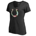 thumbnail image 2 of Women's Black Indianapolis Colts Lovely V-Neck T-Shirt, 2 of 3