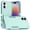 Mint, variant on Moreoy Heavy Duty Case for Apple iPhone 17, Camera & Screen Raised Bumper Guard Drop Protection Hybrid Dual Layer Protective Matte Cell Phone Case Cover for Women Men,Black