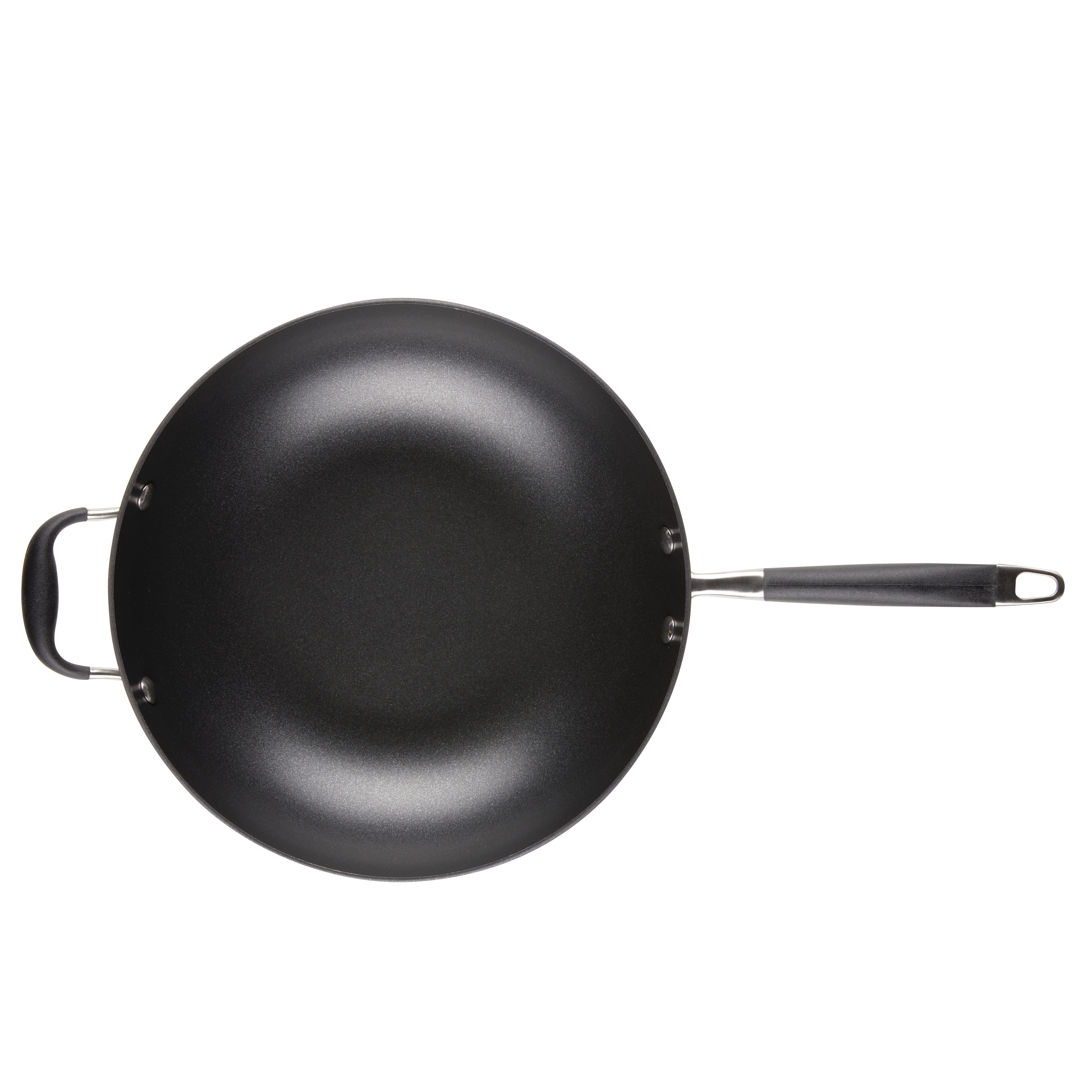 Anolon Advanced Home 12" Hard-Anodized Nonstick Deep Frying Pan with Lid, Onyx