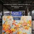 thumbnail image 3 of Digital Bathroom Scale with Large LCD Display,High Capacity Scale 400 lbs High Precision body fat scale-Oil Painting Of Autumn Tree With Colorful Leaves, 3 of 4