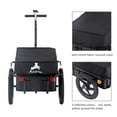 thumbnail image 4 of CoSoTower Remorque de Bicyclette Cargo 16 Pouces Remorque à Roues Pneumatiques avec Valise Grande Capacité Poussette-Wagon Fermée - Noir, 4 of 7
