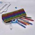 thumbnail image 5 of Xecao Dragon Scales Print Leather Pencil Case -Stationery Bag Pen Holder for Work & Office, 5 of 5