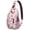 Sweet, variant on Vintage Paisley Pattern Sling Backpack for Women, Rustic Boho Crossbody Shoulder Bag with Decorative Floral Design, Lightweight Travel Daypack