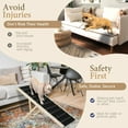 thumbnail image 6 of Dog Ramp for High Bed - Car Ramp for Dog - Anti-Slip Carpet - 51" Long Adjustable 14"-28" Dog Ramps for Small Dogs Large Dogs - Dog Ramp for Couch, Bed or car, Fold Portable Wooden Pet Ramps, 6 of 16