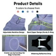 thumbnail image 2 of BT Bear Warm Small Dog Jumpsuit,Plush Fleece Puppy Onesie with D-Ring and Reflective Strips,Long-Sleeved Dog Cold Weather Coats for Small Medium Dogs Purple XL, 2 of 6