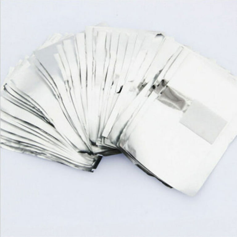 Nail Polish Remover Foil Wraps, 100pcs Gel Nail Polish Remover Wrap Foils  with Large Cotton Pad, Soak Off Aluminum Foil Paper Manicure Nail Gel  Remover Tool - by ROBOT-GXG | Nagellackentferner