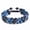 Blue tiger eye + black bead + ..., variant on Triple Protection 8MM Evil Eye Bracelet Tiger Eye Stone Black magnet Bracelet-yellow tigers eye+black beads+...