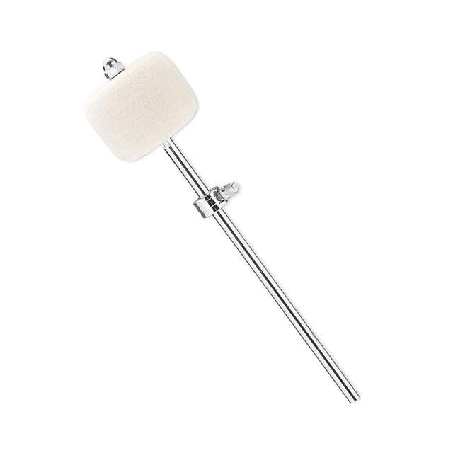 Baquetón para Bombo de Fieltro Grande DW blanco 10.16x7.62x30.48