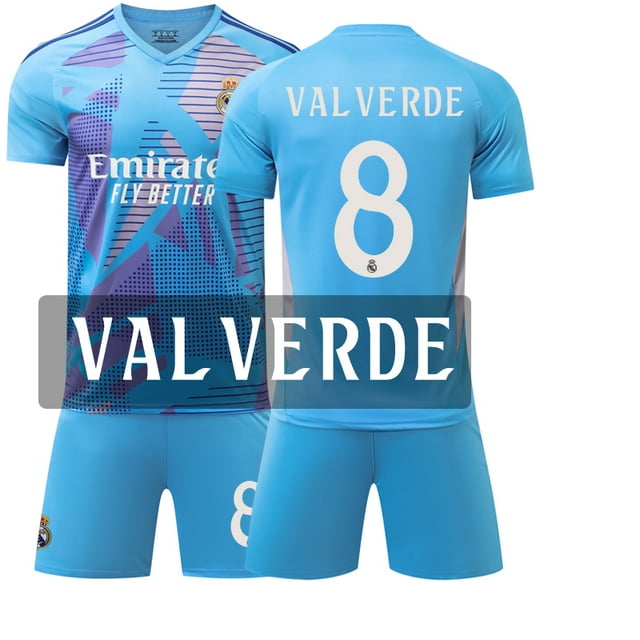 2025 Men's Boy's Soccer Uniform VINI JR.7# MODRIC 10# RODRYGO 11# Football Jersey