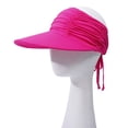 thumbnail image 2 of Riforla Women Men Summer Western Cowboy Hat Shapeable Straw Hat Hollowed Out Sun Hat Beach Hats for Women Red, 2 of 5
