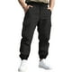 thumbnail image 2 of Ceisia Men's Spring Summer Casual Sports Gift Work Pants - Loose Straight Leg Multi-Pocket Drawstring Elastic Waist Outdoor Pan ts, 2 of 7