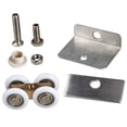 thumbnail image 6 of LYLONG Door Hardware Kit 1X Shower Room Copper Four-Wheel Hanging Pulley Roller for Bathroom Slide Door, 6 of 9
