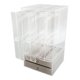 thumbnail image 3 of Caja de almacenamiento de joyería transparente de 5 cajones cajón acrílico a prueba de polvo pendiente pulsera gabinete de almacenamiento, 3 of 5
