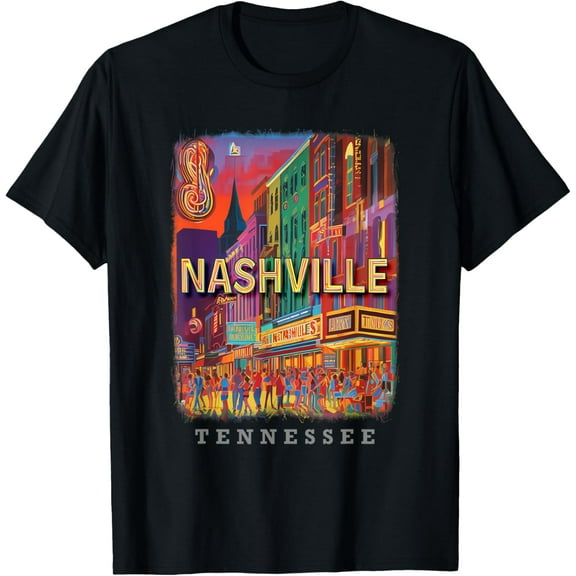 Nashville Tennessee TN Music City T-Shirt TShirt