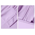 thumbnail image 5 of Delayuji Womens Coat Solid Color Hooded Sun Protection Long Sleeve Jacket Lightweight Ice Silk Sports Outdoor Zipper Jacket, 5 of 6