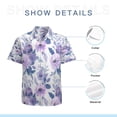 thumbnail image 7 of High Quality Hawaiian Shirts for Men Short Sleeve Aloha Beach Shirt Floral Summer Casual Button Down Shirts Blouses LCN7S7, 7 of 7