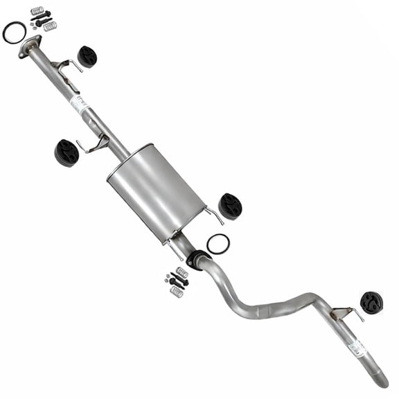 Northeastern Exhaust Muffler & Tailpipe Exhaust System Kit Fits 2007-2014 Toyota FJ Cruiser 4.0L - Direct Fit | Stainless Steel