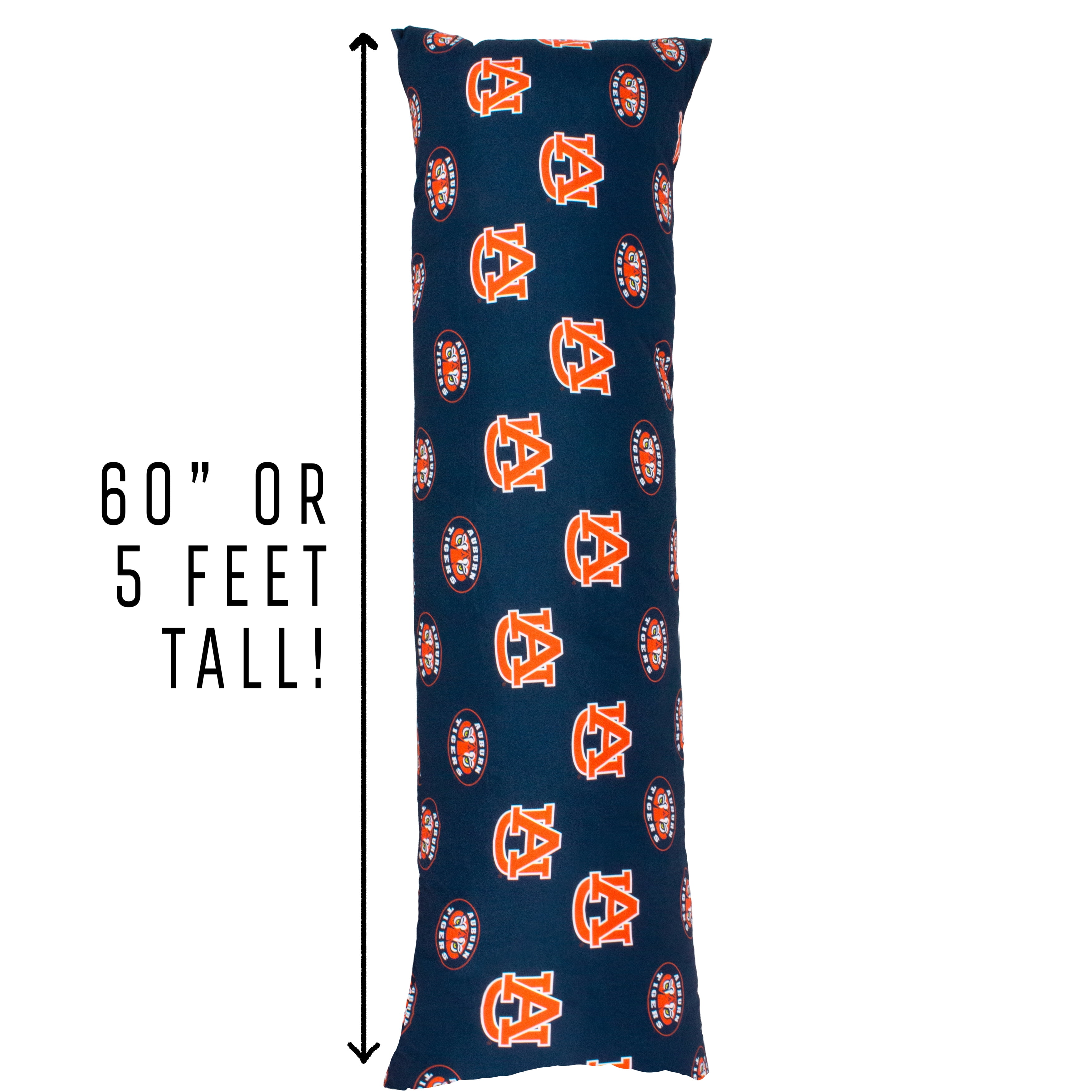 Auburn Tigers Big Comfy Body Pillow - 20" x 60"