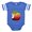Royal Blue, variant on CafePress - Apple Bitten - Cute Infant Baby Football Bodysuit