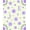 Purple, Pattern 3, variant on ODIKA 2x3 Machine Washable Non-Slip Area Rug, Blooming Daisy Alphabet Learning High Traffic Rug, Pink, 686399