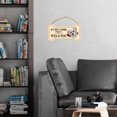 thumbnail image 6 of Dog Bone Sign, Wood, It's Not A Home Without A Peek-A-Poo Peekapoo (Pekingese, Poodle ), 10" x 5" Wood Dog Breed Sign, 6 of 8