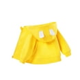 thumbnail image 2 of Spazoro Kids Girls Jackets, Cotton Zipper Fall Winter Long Sleeve Hooded Warm Coats for Child Girls Boys Yellow Size 2 T, 2 of 7