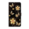 thumbnail image 2 of Leather For Samsung Galaxy A57 5G Wallet Case Crystal Material Painted Pattern, Wallet For Women Men Card Holder Magnetic Clasp Kickstand Folio Case,Color-9,For Galaxy A57 5G, 2 of 7