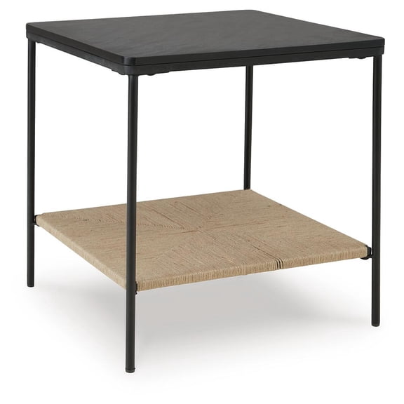 Signature Design by Ashley Minrich Accent Table, Black & Brown
