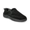 Clarks Men's Slippers 11M Soft Suede Slip On Comfort Solid Black 11