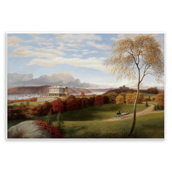 Stupell Industries Folk Painting Landscape Wall Plaque Art design by Marcus Jules, 10 x 15