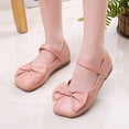 thumbnail image 6 of XIMIN Girls Square-Toe Mary Jane Flats with Bow Front Adjustable Strap Soft Non-Slip Sole Cute Comfortable Dressy Flats for Parties Weddings (Pink, 8-9 Years), 6 of 9