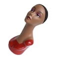thumbnail image 4 of HILABEE Female Mannequin with Shoulder Hat Scarf Jewelry Manikin Bust Stand Rack Red, 4 of 9