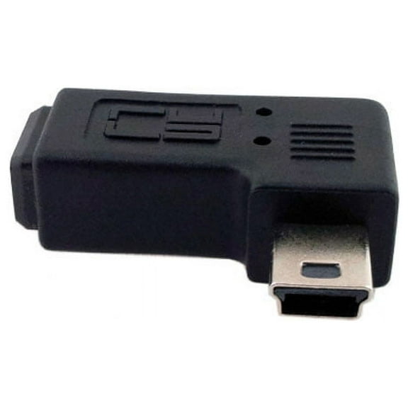 FVH Mini USB 2.0 5P Male to Female M to F Extension Adapter 90 Degree Right Angled