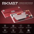 thumbnail image 2 of Teclado inalámbrico para juegos RK ROYAL KLUDGE M87 con pantalla 75%, 2 of 9
