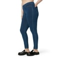 thumbnail image 4 of No nonsense Women's Classic Indigo Denim Legging, Medium Wash, Medium, 4 of 5