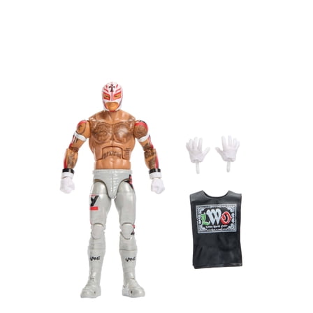 WWE Elite Rey Mysterio Action Figure, Series #125 Set, 6-inch Collectible with Articulation & Accessories