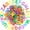 Multicolor, variant on Neasyth Foam Alphabet Letter Stickers, 1312pcs EVA Self Adhesive Alphabet Letters for DIY Crafts (8 Colors 0.98in)