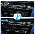 thumbnail image 4 of 1 Set Air Conditioning Button Covers Key Caps for BMW 5 6 7 X5 X6 Series A/C Heater Button Switch Cover 14 Buttons, 4 of 6