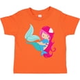 thumbnail image 3 of Inktastic Cute Mermaid, Little Mermaid, Pink Hair, Dolphin Girls Toddler T-Shirt, 3 of 5