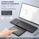 thumbnail image 4 of Teclado Ultradelgado Con Panel Táctil Plegable Cuádruple para Android/IOS/OS/Win/HMS, 4 of 9