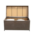 thumbnail image 2 of Jeco Inc. Outdoor 70 Gallon Wicker Deck Storage Box, 2 of 3