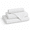 01 - White-4 Pieces Twin Sheet Set, variant on 6 Piece Cal King Sheet Set Ton Percale 4owcases Deep Pocket With All Around Elastic Crisp Breathable Bedding Hotel Luxury Long-sta